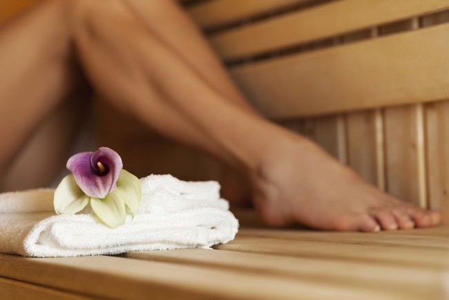 Wellness in der Sauna im Hotel Garni Lärchenhof